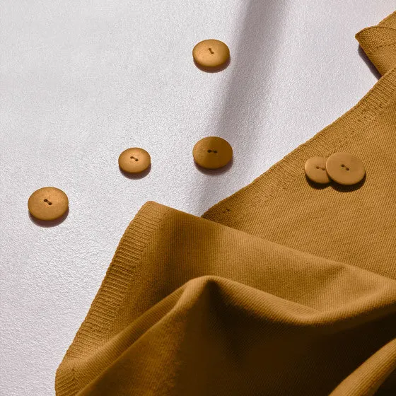Atelier Brunette - Ochre Light Cotton Gabardine Fabric