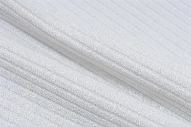 Bowknot backless contrast ribbed ruffle tube top