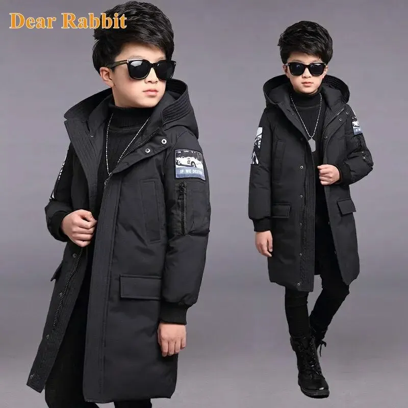 Boys Winter Warm Down Cotton-padded Coat Thickening Outerwear