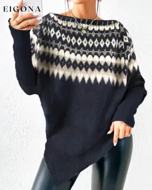 Casual round neck sweater