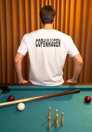 Clean organic printed t-shirt - White