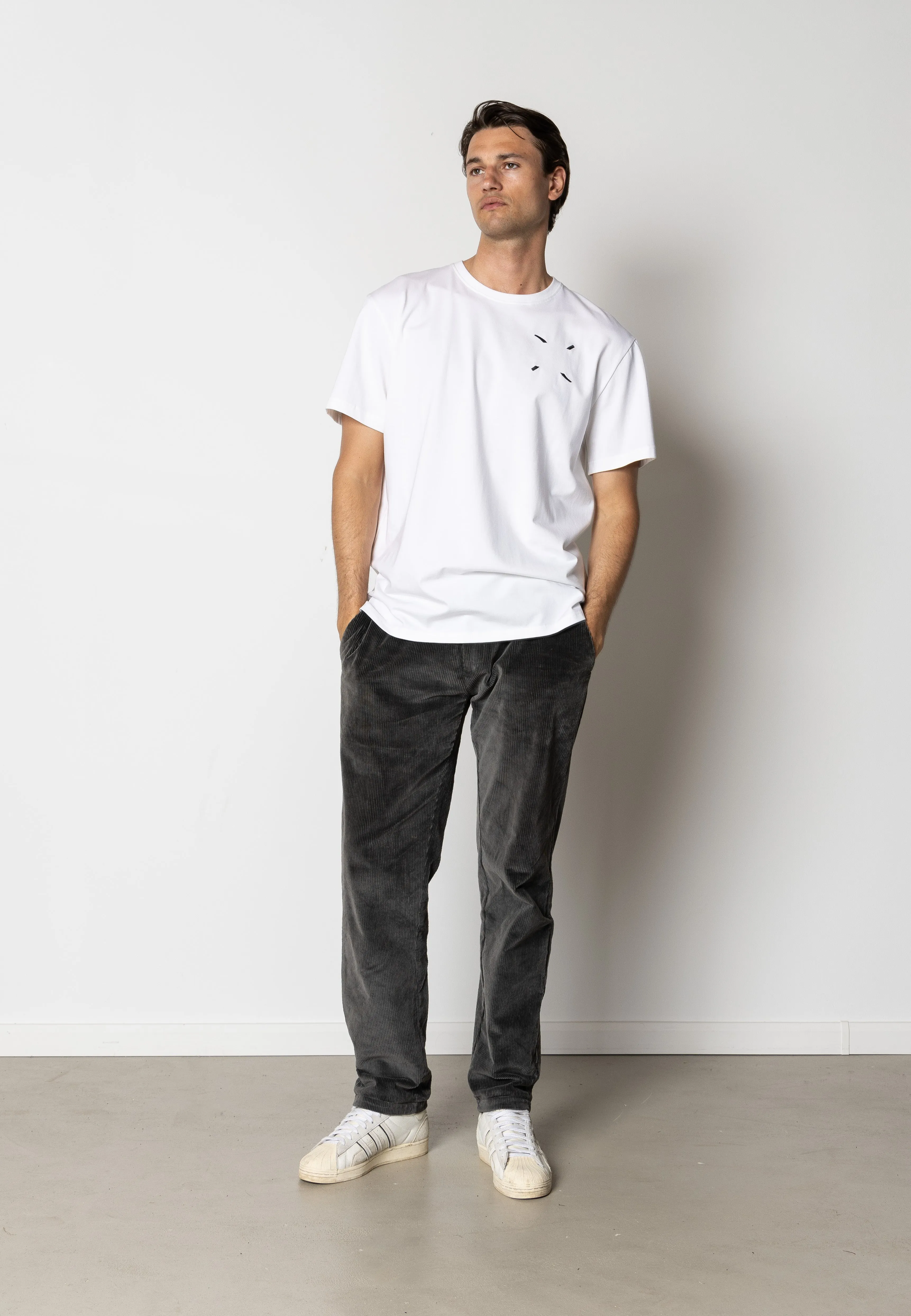 Clean organic printed t-shirt - White