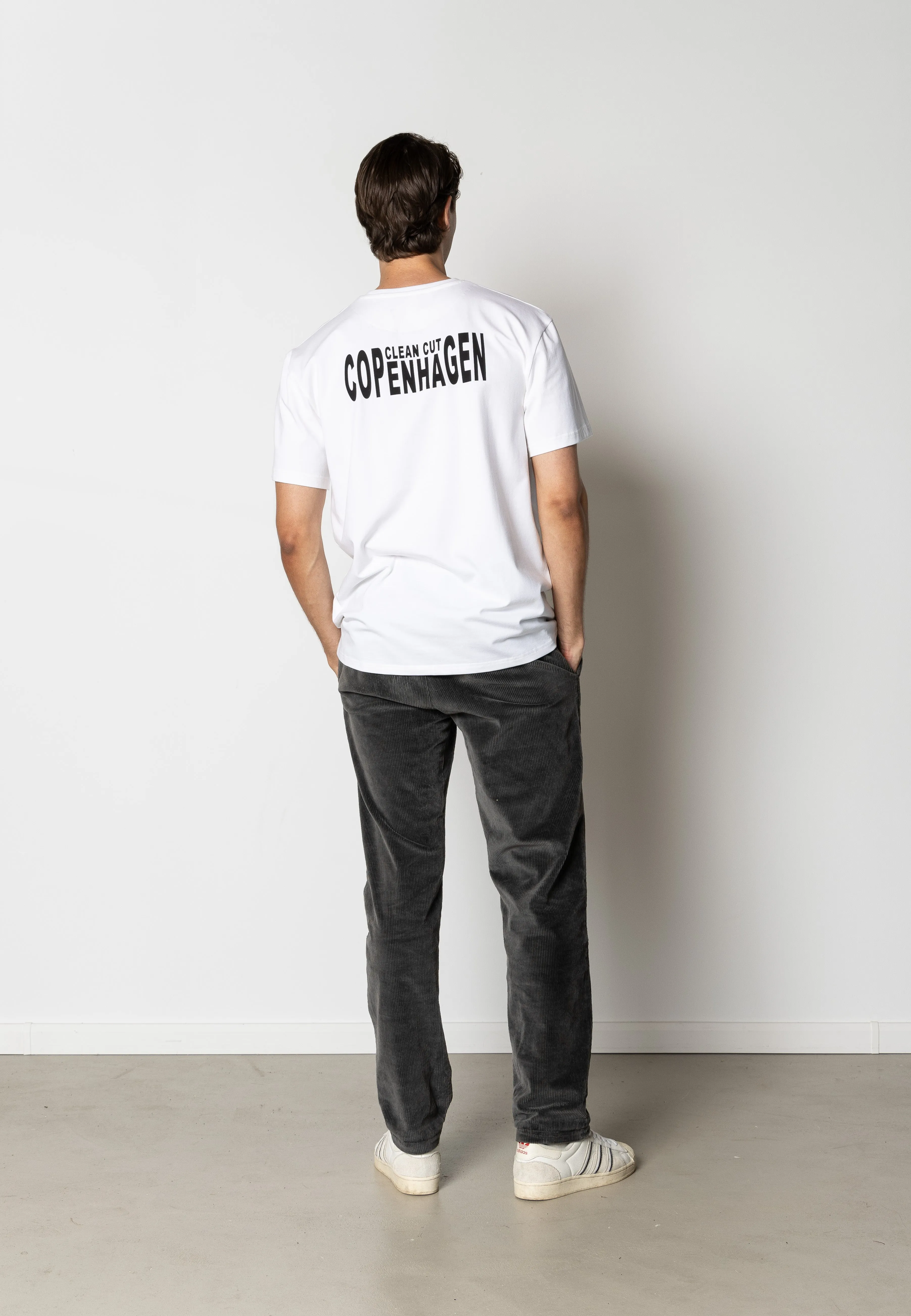 Clean organic printed t-shirt - White