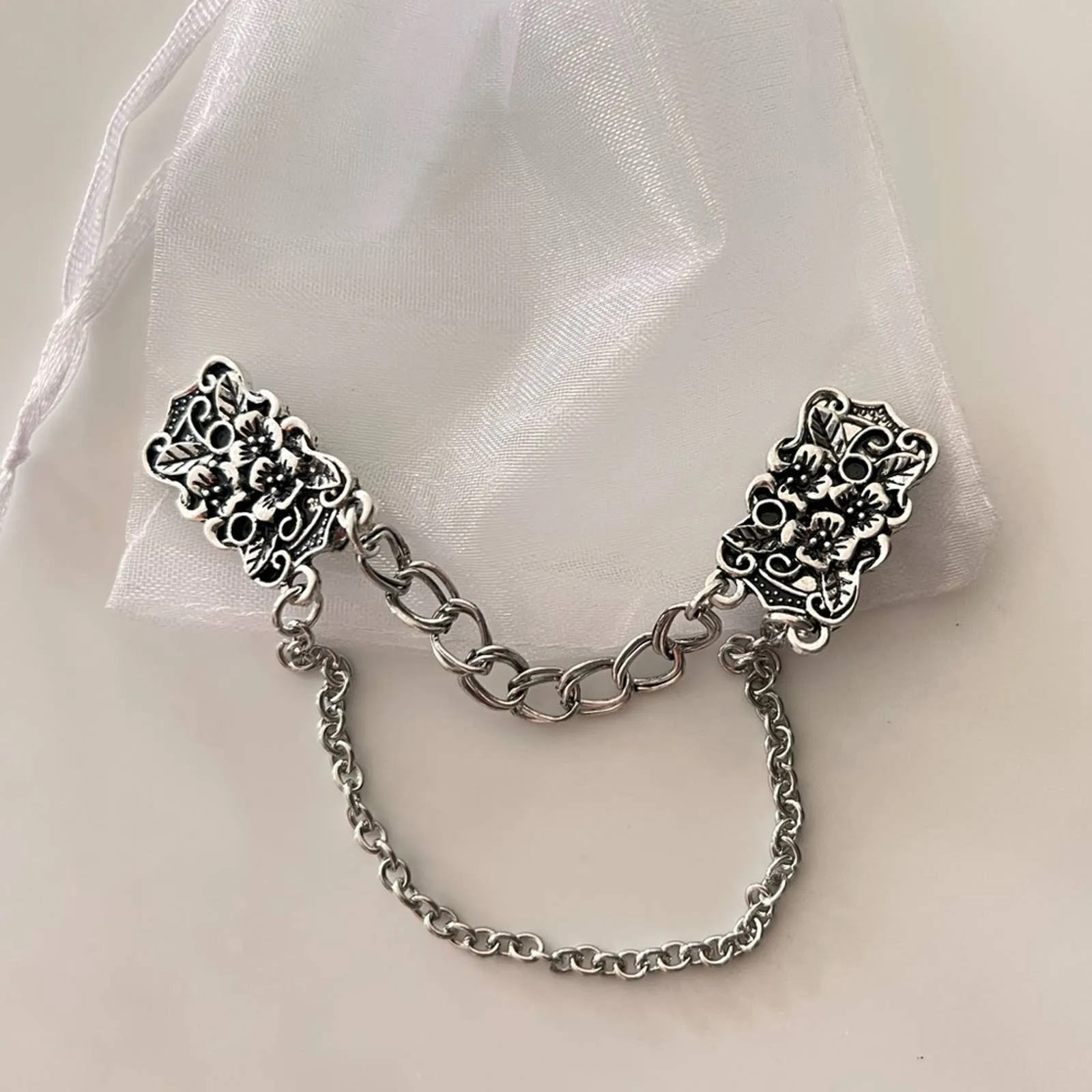 Collar Chain Clips Brooch Pins