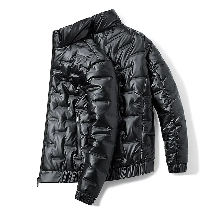 Glossy Parka Warm Jacket