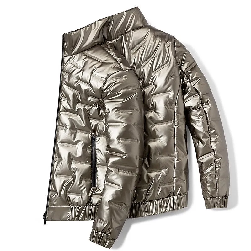 Glossy Parka Warm Jacket