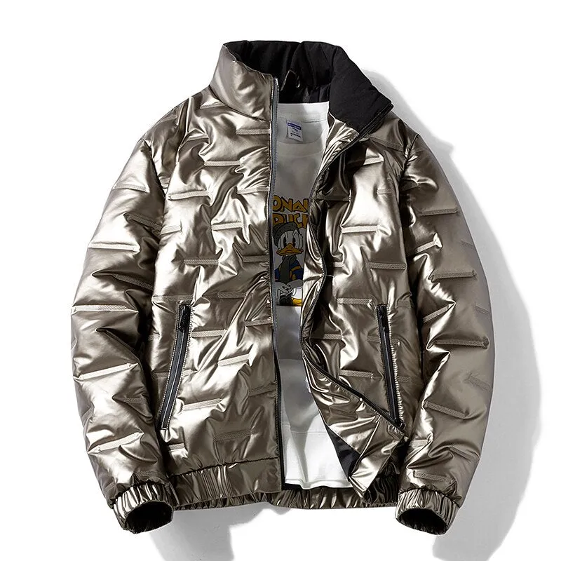 Glossy Parka Warm Jacket