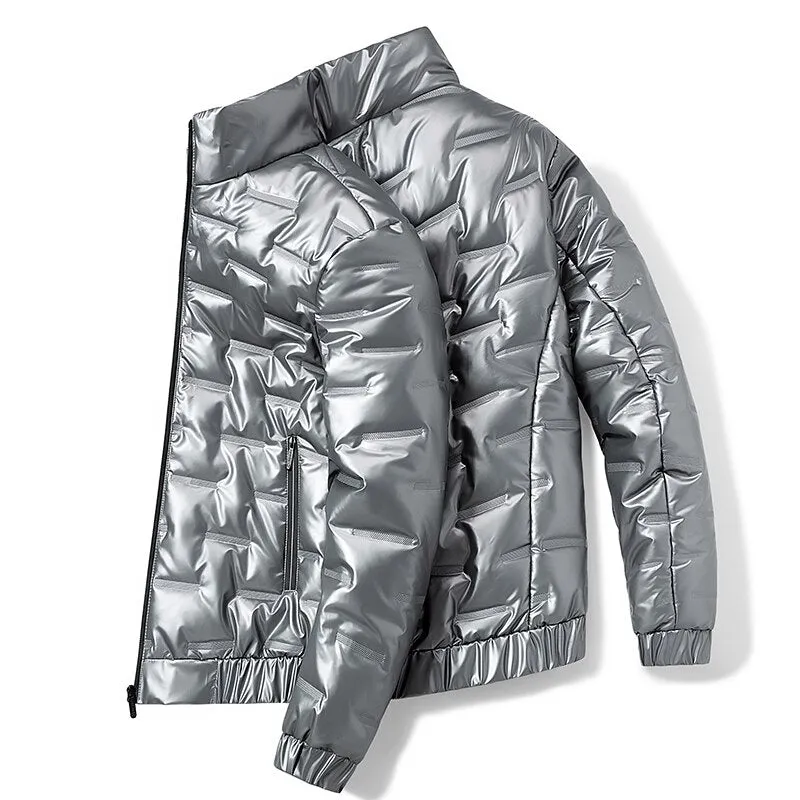 Glossy Parka Warm Jacket