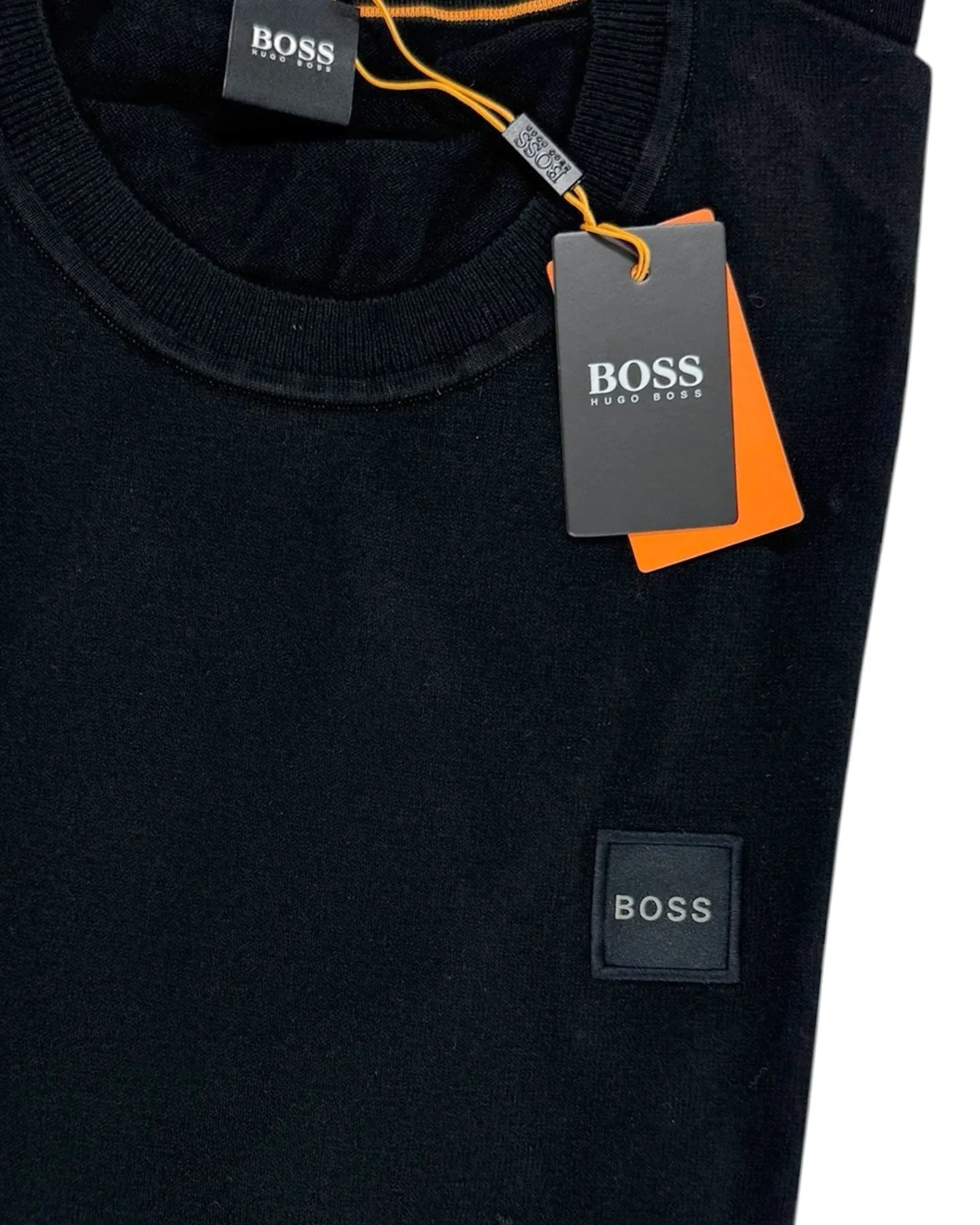 Hugo Boss Casual Sweater Black XXL Cotton Cashmere