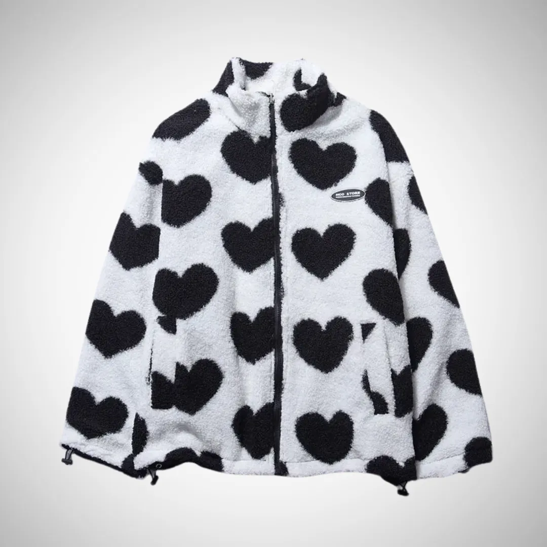 Izza Double-Sided Heart Jacket