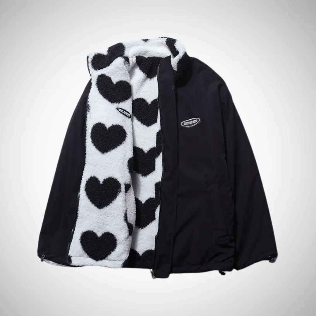 Izza Double-Sided Heart Jacket