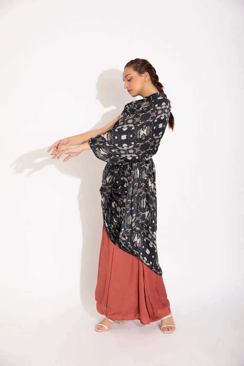 Pant Sari With A Pallu
