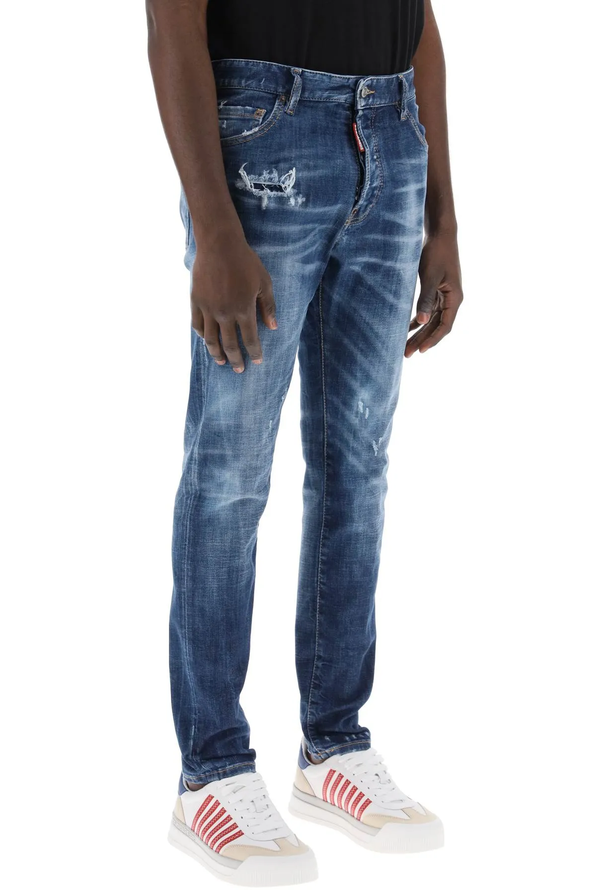 "dark 70's wash cool guy jeans