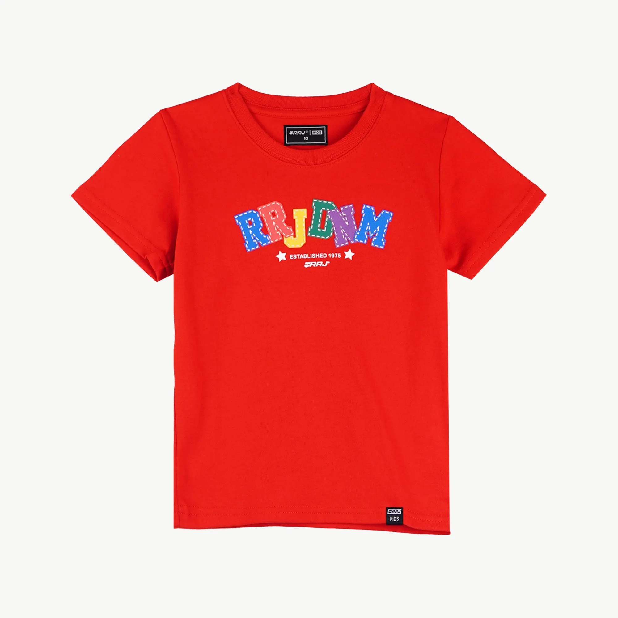 RRJ Children's Basic Tees for Kids Regular Fitting Boys Kids t-Shirt Trendy fashion Casual Top T-shirt for Boys Kids 156633-U (Red)