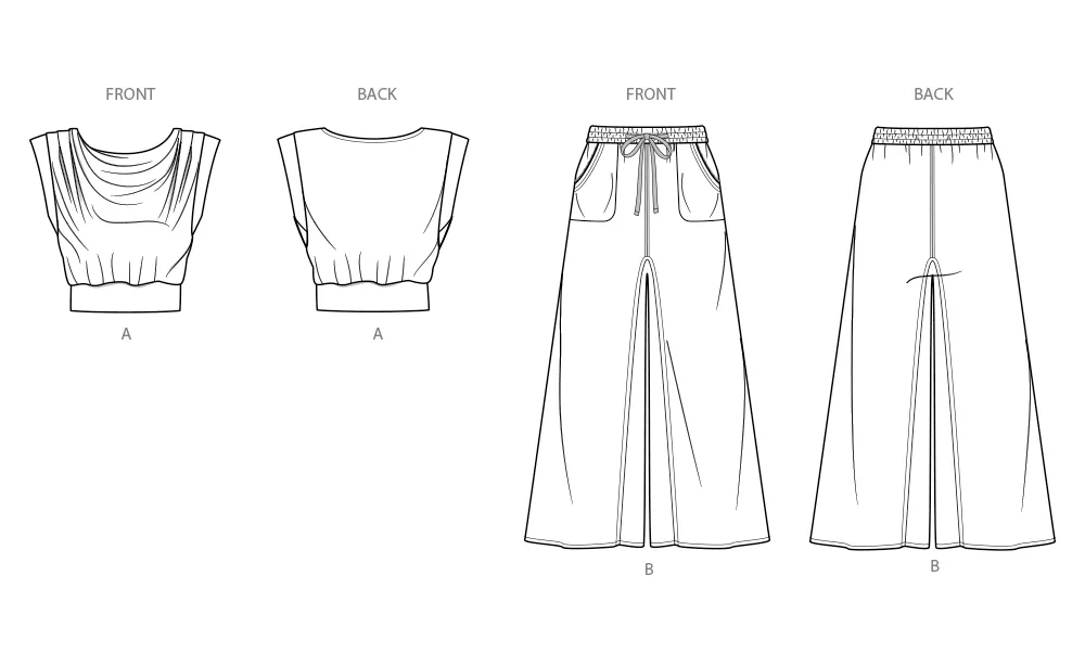 Simplicity Pattern 9929 Misses' Lounge Set