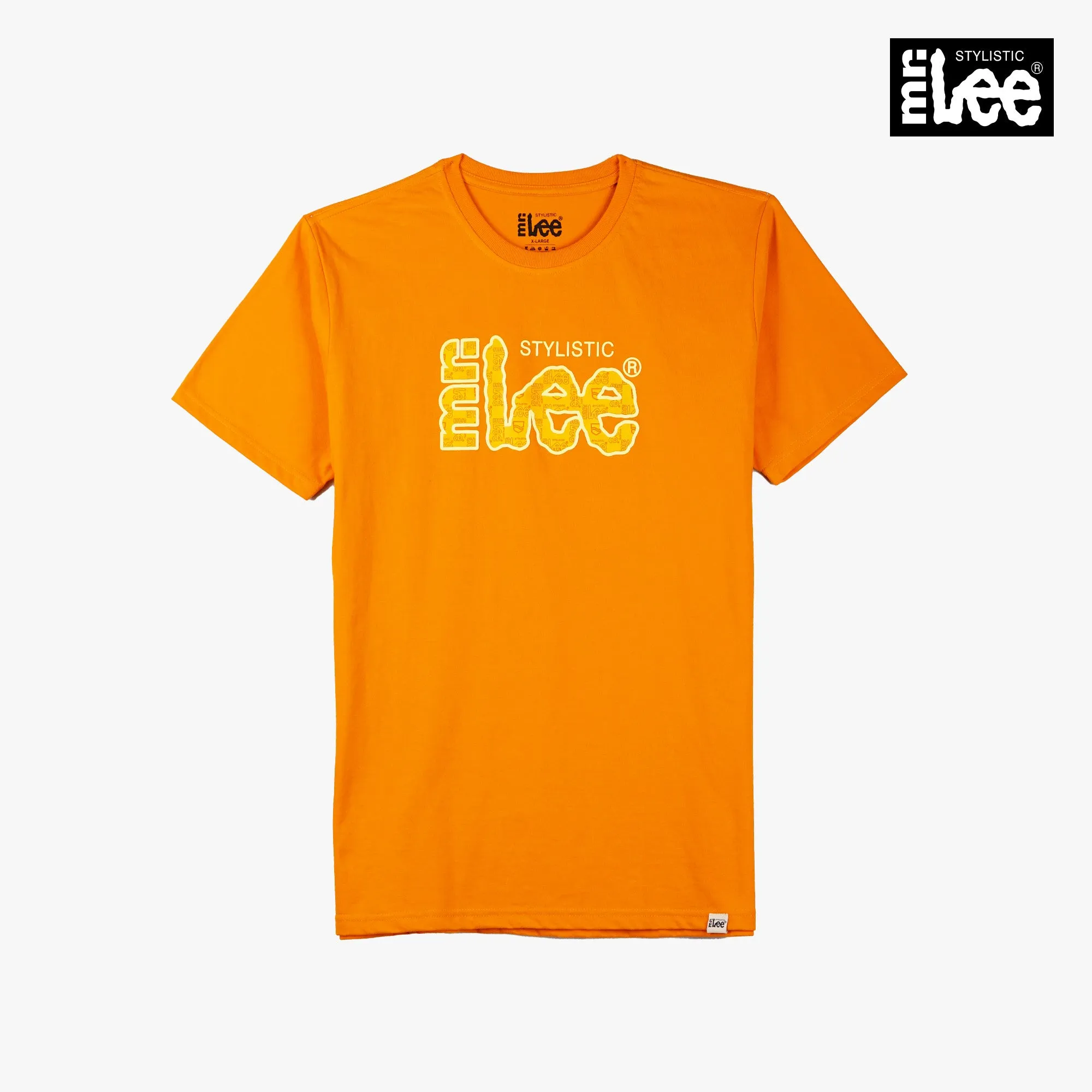 Stylistic Mr. Lee Men's Basic Tees Semi body Fit 151452-U (Dark Cheddar)