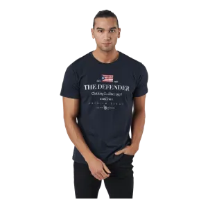 The Defender Clean Tee Navy