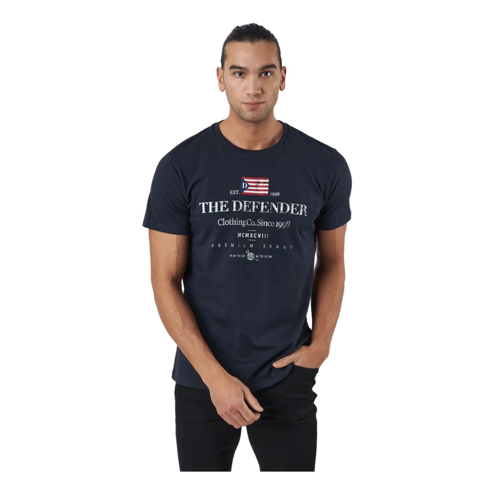 The Defender Clean Tee Navy