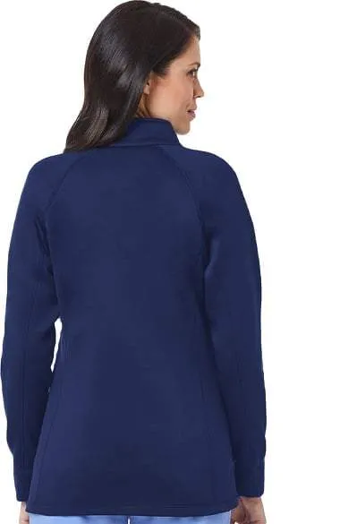 Women's Warm-up Bonded Fleece Jacket by Maevn XS-3XL- Royal Blue